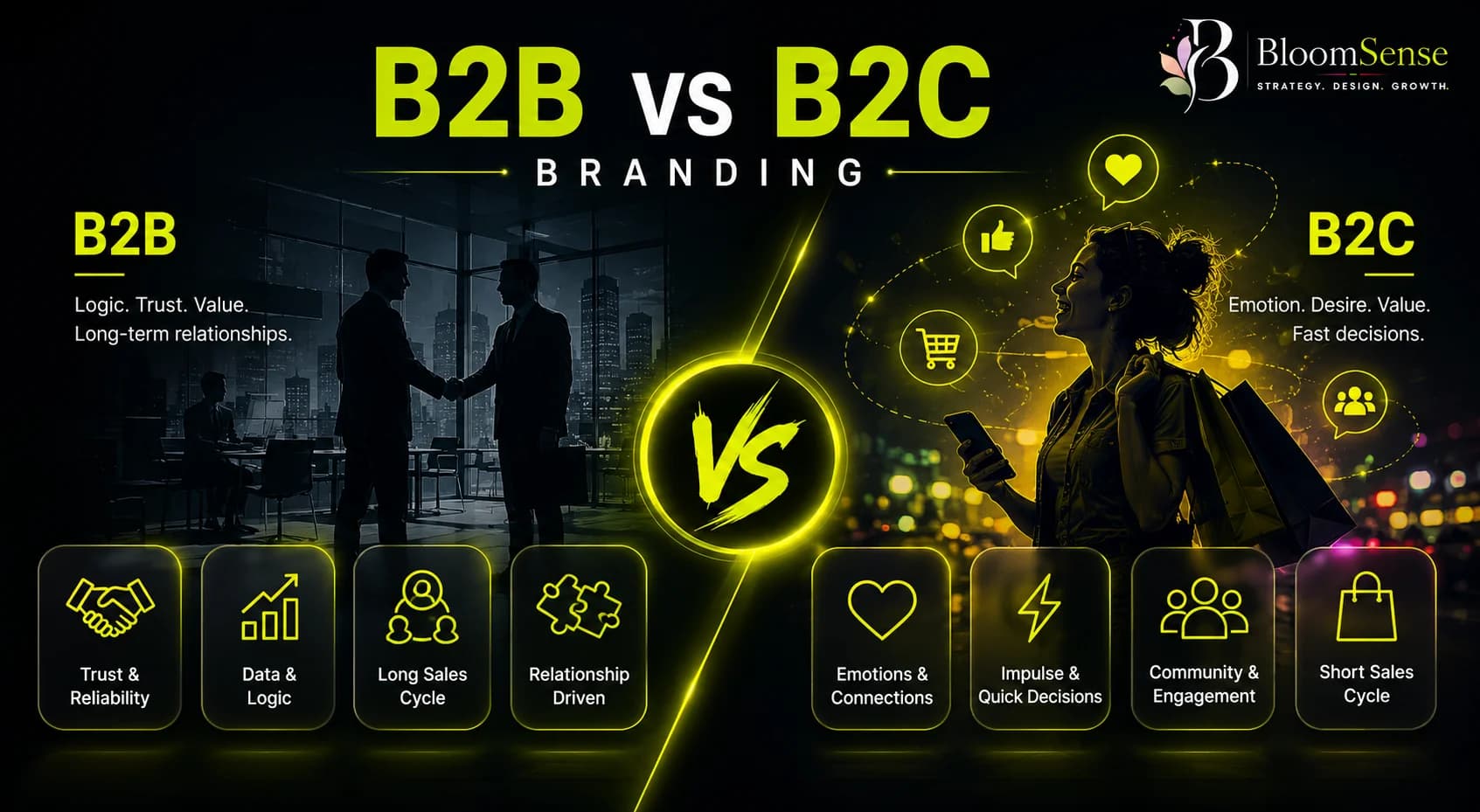 B2B vs B2C Branding: Key Differences and What They Mean for Your Strategy